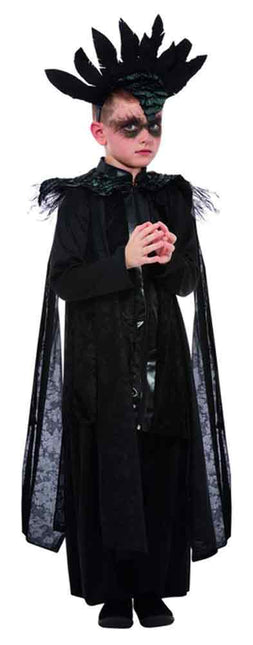 Smiffy's Deluxe Raven Prince Halloween Kids Jongens Kostuum