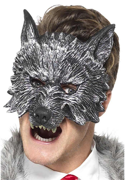 Smiffy's Deluxe Wolf Oog Masker