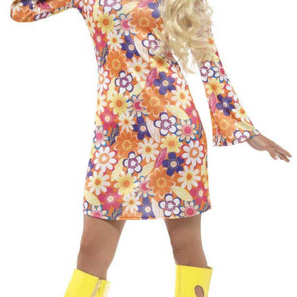 Smiffy's Flower Power dameskostuum