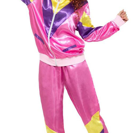 Smiffy's Fout Trainingspak Dames Roze