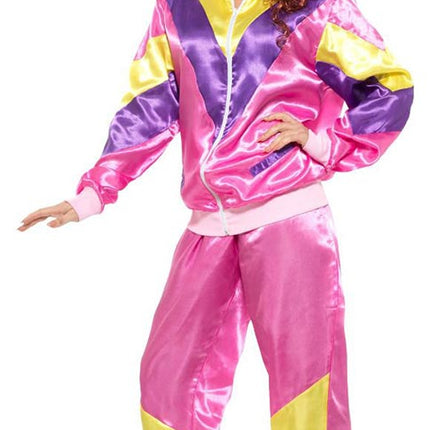 Smiffy's Fout Trainingspak Dames Roze