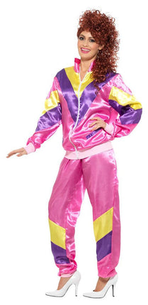 Smiffy's Fout Trainingspak Dames Roze