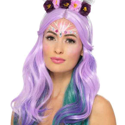 Smiffy's Haarband Unicorn Roze en Paars