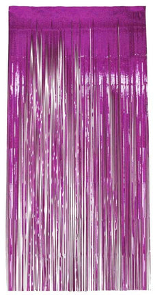 Smiffy's Holographic Folie Gordijn Paars