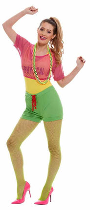 Smiffy's Lets Get Physical carnavals dameskostuum