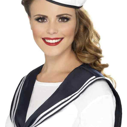 Smiffy's Matrozen Sjaal en Hoedje Dames