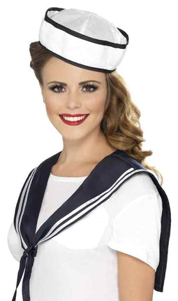 Smiffy's Matrozen Sjaal en Hoedje Dames