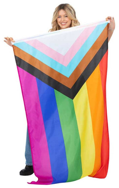 Smiffy's Pride Progress Vlag 150  x 90