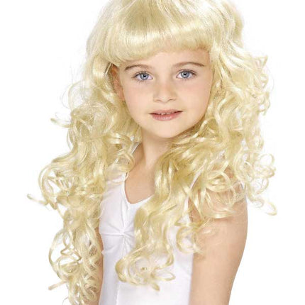 Smiffy's Pruik Blond Prinses Meisje