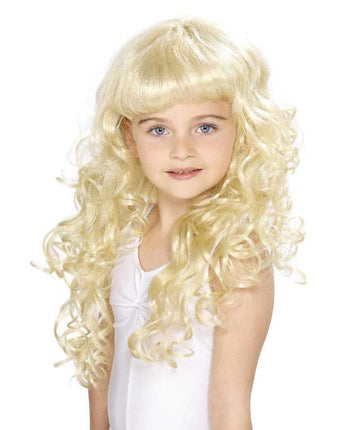 Smiffy's Pruik Blond Prinses Meisje