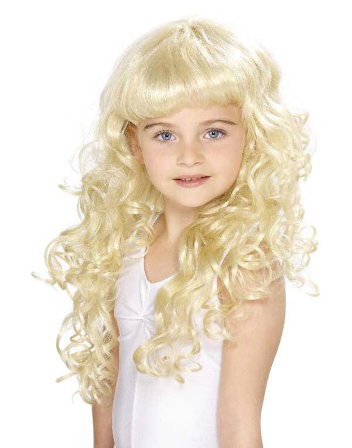 Smiffy's Pruik Blond Prinses Meisje