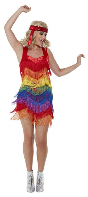 Smiffy's Regenboog Dames Jurk