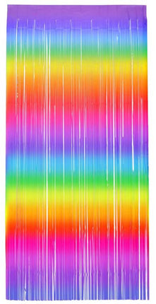 Smiffy's Regenboog Folie Gordijn