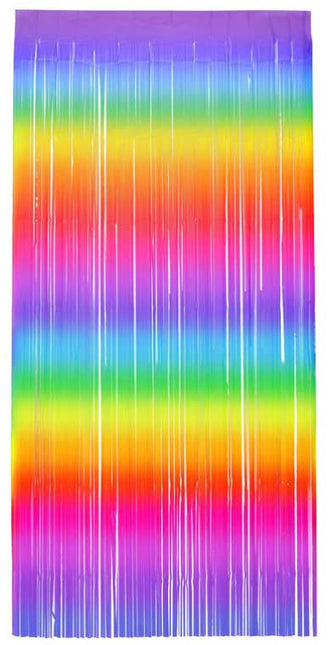Smiffy's Regenboog Folie Gordijn