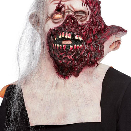 Smiffy's Verbrand hoofd en nek deluxe masker