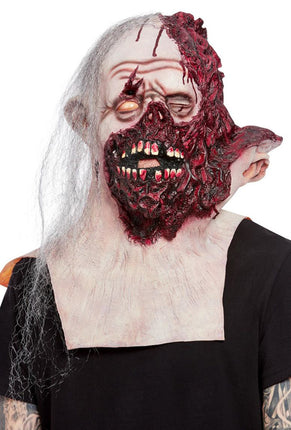 Smiffy's Verbrand hoofd en nek deluxe masker