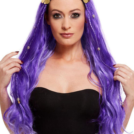 Smiffy's Waarzegster Pruik Paars