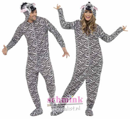 Smiffy's Zebra Carnaval Onesie Unisex