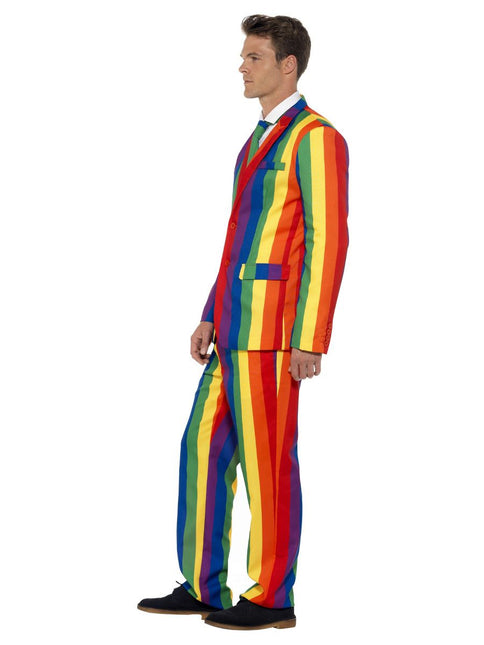 Stand Out Suits Regenboog Herenkostuum