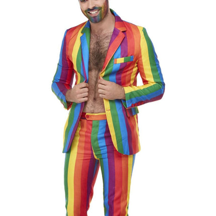 Stand Out Suits Regenboog Herenkostuum