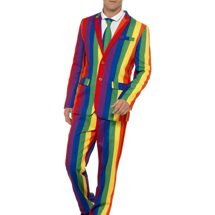 Stand Out Suits Regenboog Herenkostuum