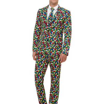 Stand Out Suits Rubiks Cube Herenkostuum