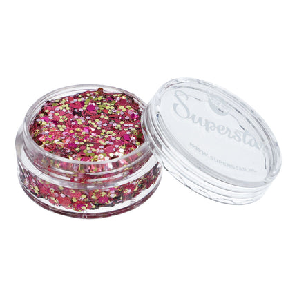 Superstar Chunky Glitter Cream Pink Lady
