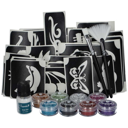 Superstar Glittertattoo set Professional