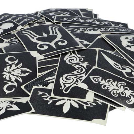Superstar Glittertattoo sjablonenset Big Festival 100 stuks S98821