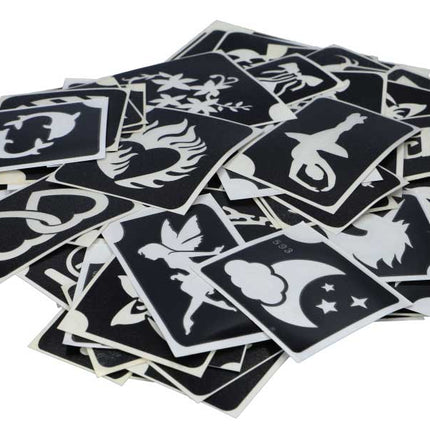 Superstar Glittertattoo sjablonenset Big Mix 100 stuks S98820