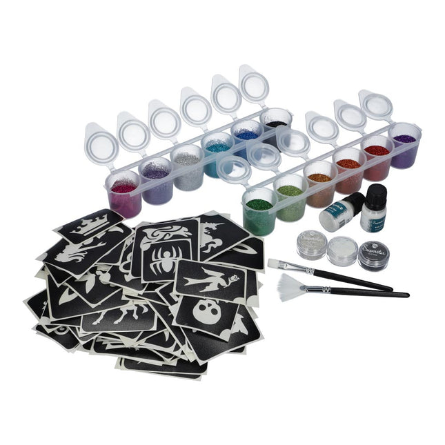 Superstar Pro Kit Professional Glittertattoo set