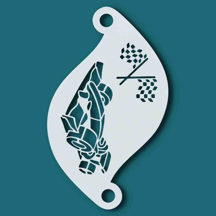 Superstar Schminksjabloon Superstar F1 Race Car