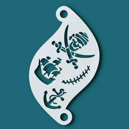 Superstar Schminksjabloon Superstar Pirate