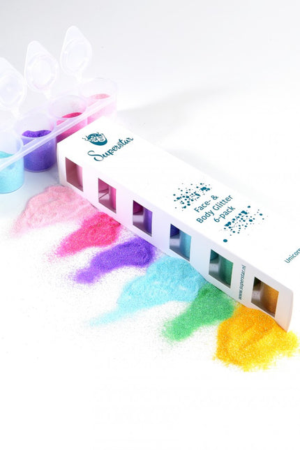 Superstar Superstar Fijne Glitter sixpack Unicorn