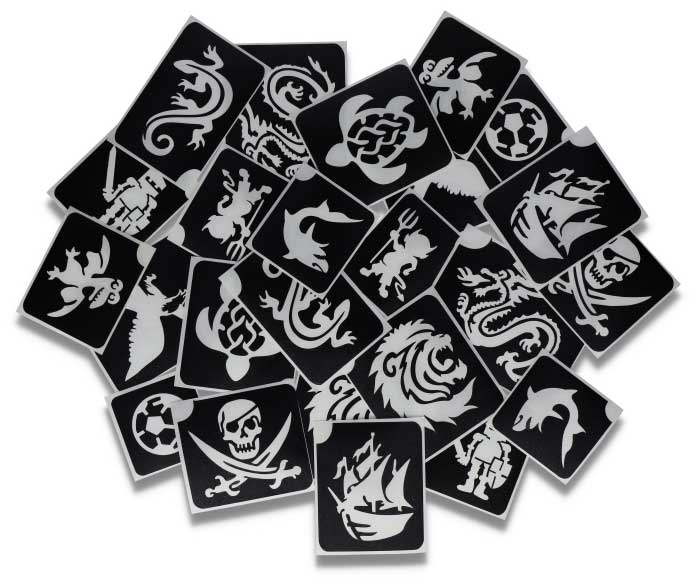 Superstar Superstar Glittertattoo sjablonenset Adventure XL 98811