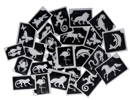 Superstar Superstar Glittertattoo sjablonenset Animal XL 98812