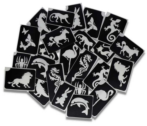 Superstar Superstar Glittertattoo sjablonenset Animal XL 98812