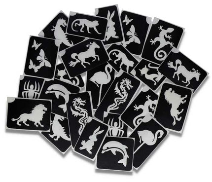 Superstar Superstar Glittertattoo sjablonenset Animal XL 98812
