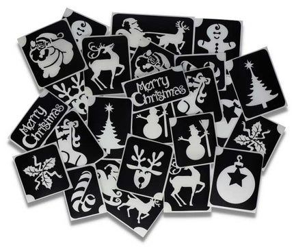 Superstar Superstar Glittertattoo sjablonenset Christmas XL 98815