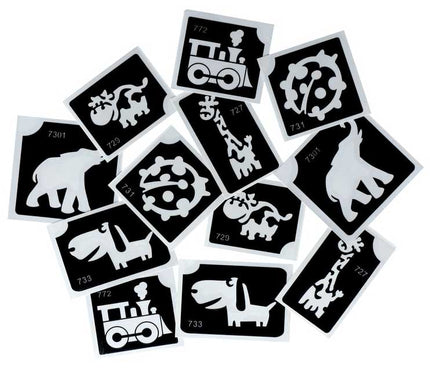 Superstar Superstar Glittertattoo sjablonenset Cute 98805