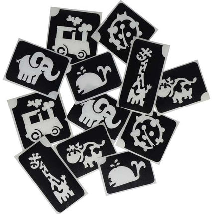 Superstar Superstar Glittertattoo sjablonenset Cute 98805