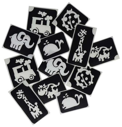 Superstar Superstar Glittertattoo sjablonenset Cute 98805