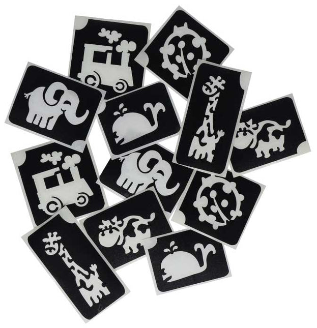 Superstar Superstar Glittertattoo sjablonenset Cute 98805