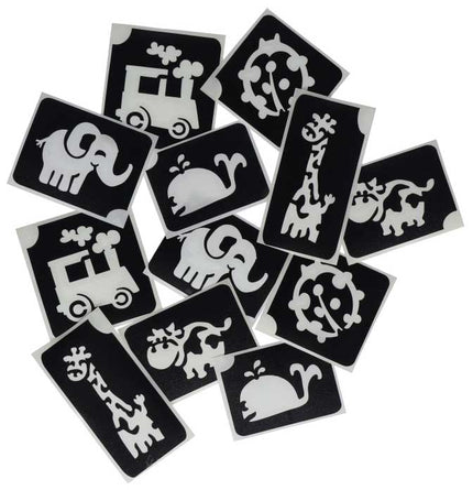 Superstar Superstar Glittertattoo sjablonenset Cute 98805