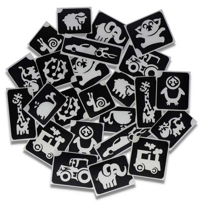 Superstar Superstar Glittertattoo sjablonenset Cute XL 98810