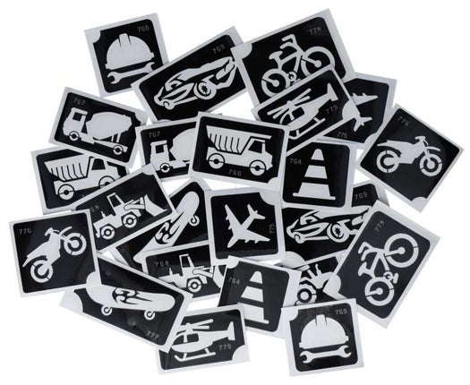 Superstar Superstar Glittertattoo sjablonenset On the Road XL