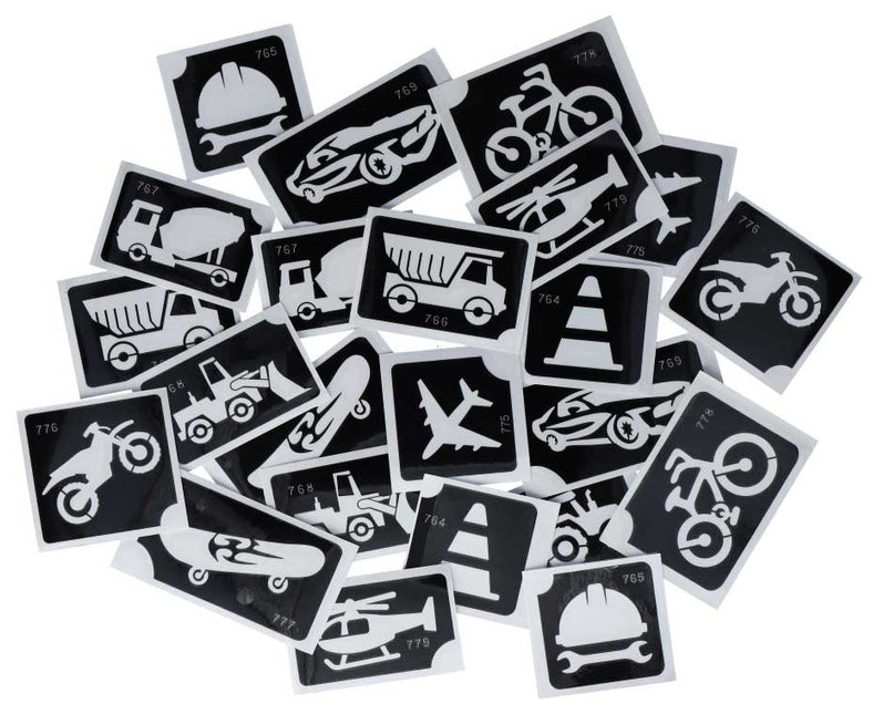 Superstar Superstar Glittertattoo sjablonenset On the Road XL