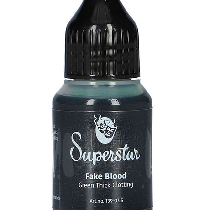 Superstar Superstar Kunstbloed Groen dik stollend 20ml