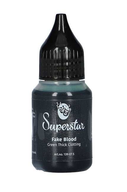 Superstar Superstar Kunstbloed Groen dik stollend 20ml
