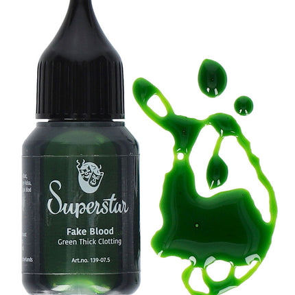 Superstar Superstar Kunstbloed Groen dik stollend 20ml
